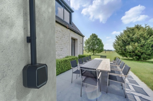 Plexo IP 55 monobloco saliente - Comutador de escada, Antracite