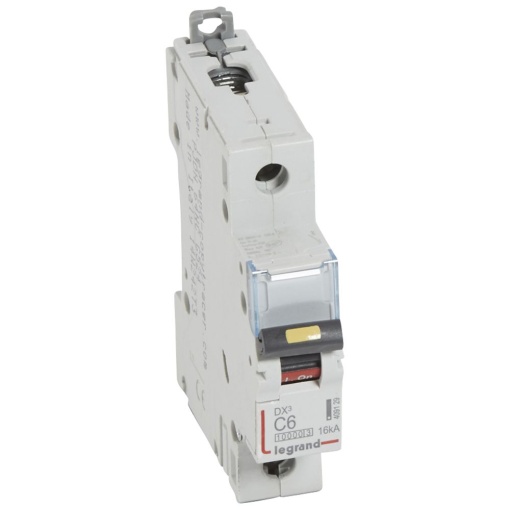 Disjuntores DX3 - 10000A16kA - 1P - 230400 V - 6A - curva C - 1 módulo