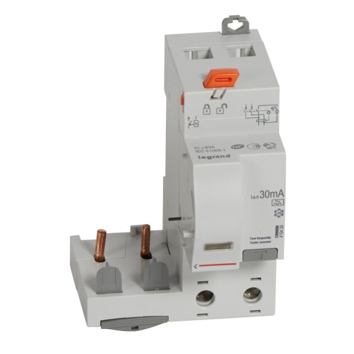 Bloco diferencial adaptável DX3 p disj. 1Mpólo 2P 230 V - 63 A - 30 mA - A