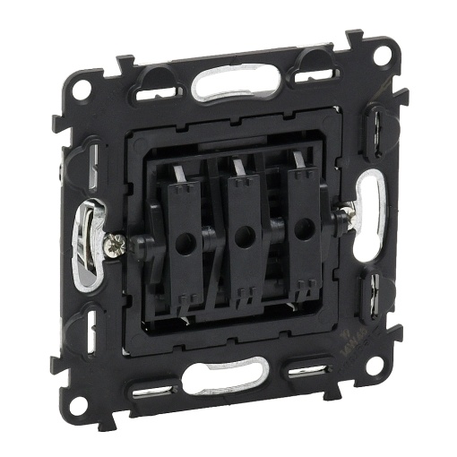 Valena Life - Interruptor Triplo 10 AX - 230 V com ligadores de parafusos
