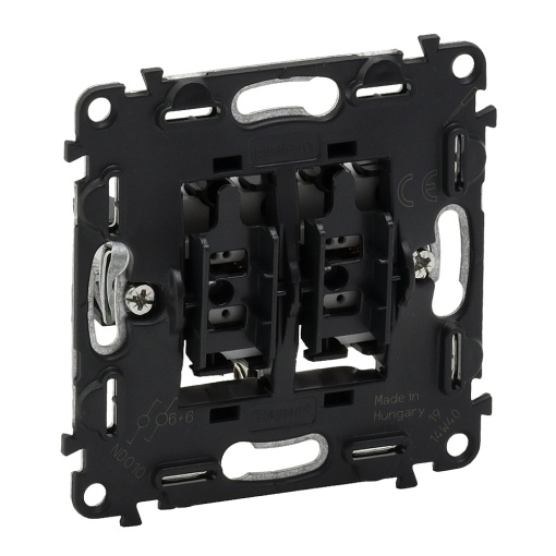 Valena Life - Comutador de Escada Duplo 10 AX - 230 V com ligadores automáticos