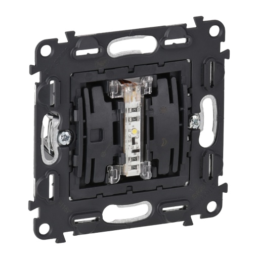 Valena Life - Interruptor Bipolar com sinalização 16 AX - 230 V lig. parafusos