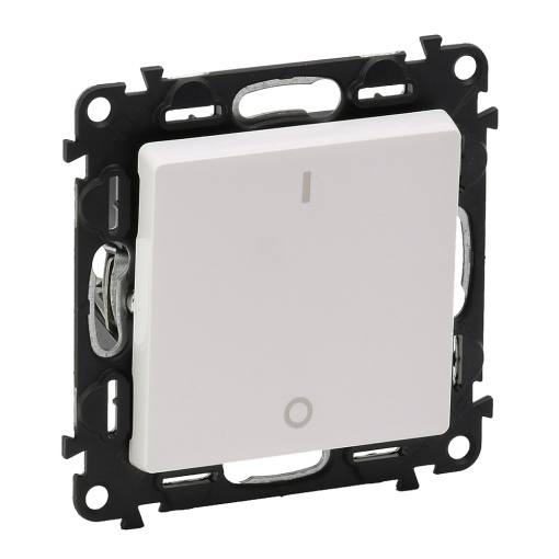 Valena Life - Interruptor bipolar - 16 AX 250 V - com tecla - branco