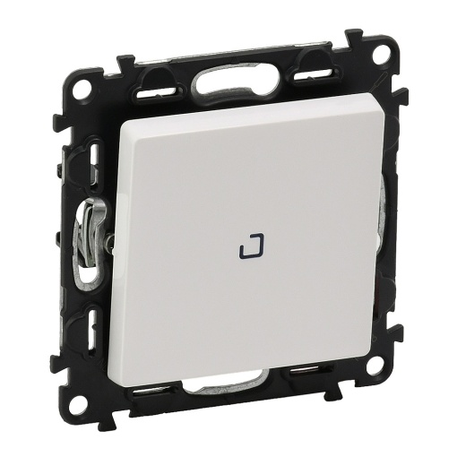 Valena Life - Botão luminoso - 12 V - 6 A - 250 V - branco