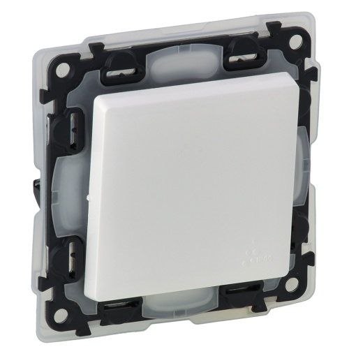 Valena Life - Botão simples NANF 6 A - 230 V - IP 44 - Branco