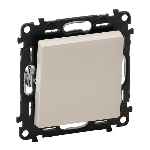 Valena Life - Interruptor simples - 10 AX 250 V - com tecla - creme