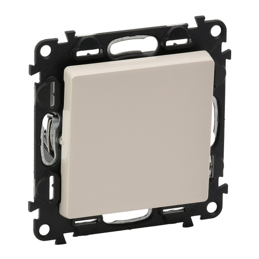 Valena Life - Inversor de grupo - 10 AX 250 V - com tecla - creme