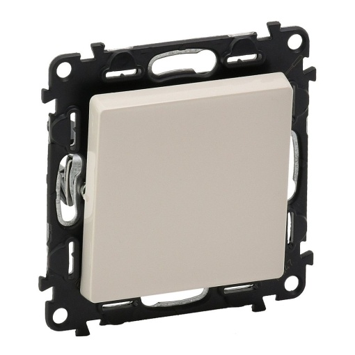 Valena Life - Botão com contacto NANF 6 A -250 V com tecla - creme