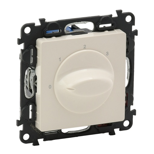 Valena Life - Interruptor para comando de ventilação com 4 posições - Creme