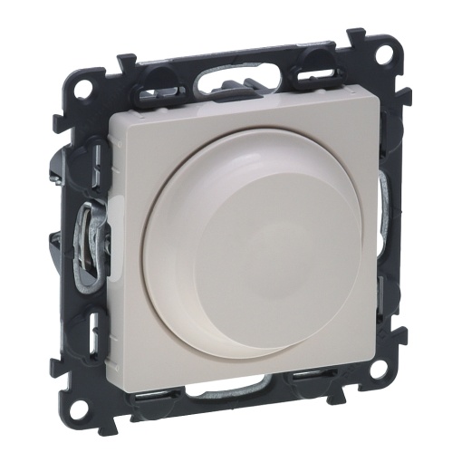 Valena Life - Variador de comando rotativo sem neutro 240 V - 50 Hz - creme