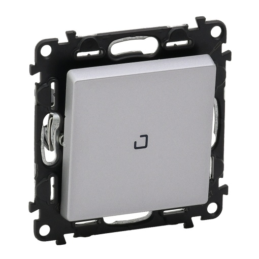 Valena Life - Botão luminoso - 12 V - 6 A - 250 V - alumínio