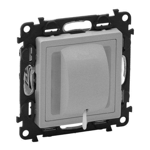 Valena Life - Botão de comando por cordão NANF 6 A - 250 V - Alumínio