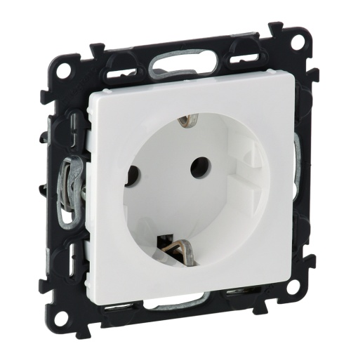 Valena Life - Tomada 2PE schuko ligadores automáticos - 16 A 250 V - branco
