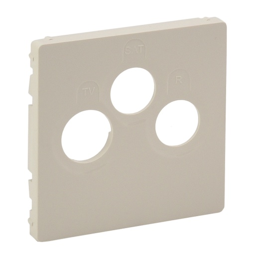 Valena Life - Centro para tomadas TVRSAT - Creme