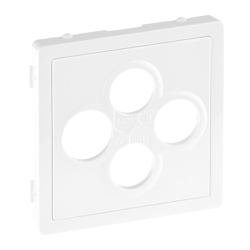 Valena Life - Centro para tomada TV-R-SAT-SAT - branco
