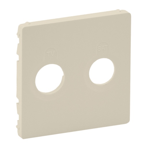 Valena Life - Centro para tomadas TVSAT - Creme