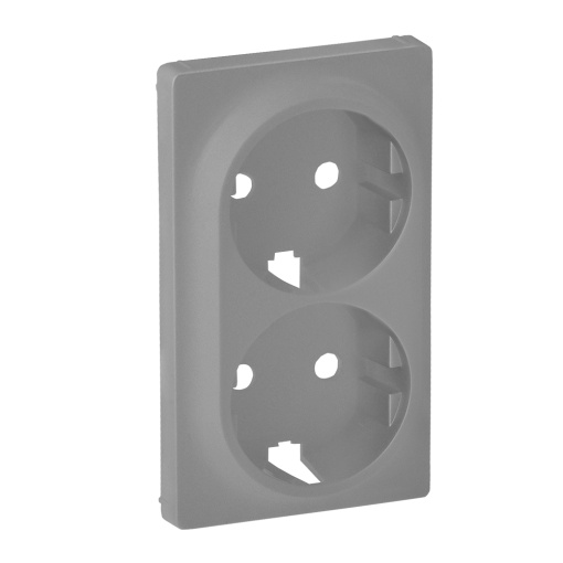Valena Life - Centro para tomada dupla, 2 x 2PT Schuko - Branco