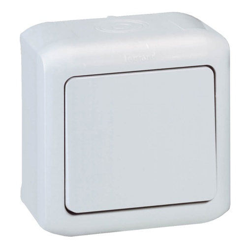 Forix estanque IP 44 - Interruptor simples - 10 AX - 250 V - Cinzento