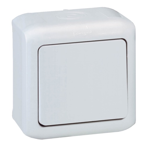 Forix estanque IP 44 - Comutador de escada - 10 AX - 250 V - Cinzento