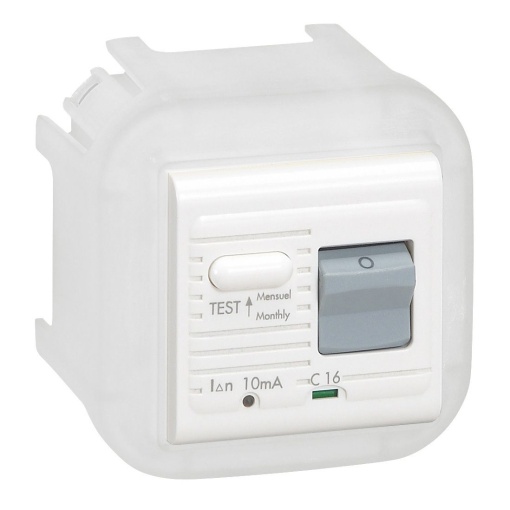 Forix saliente IP 21 - Adaptador para Mosaic 2 módulos - Branco