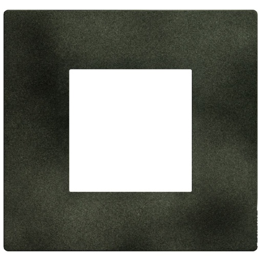 Light Now - Quadro de acabamento - 2 módulos - Dark Green
