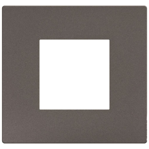 Light Now - Quadro de acabamento - 2 módulos - Moka Stone