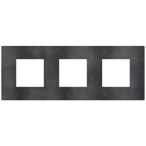Light Now - Quadro de acabamento - triplo - Dark Grey