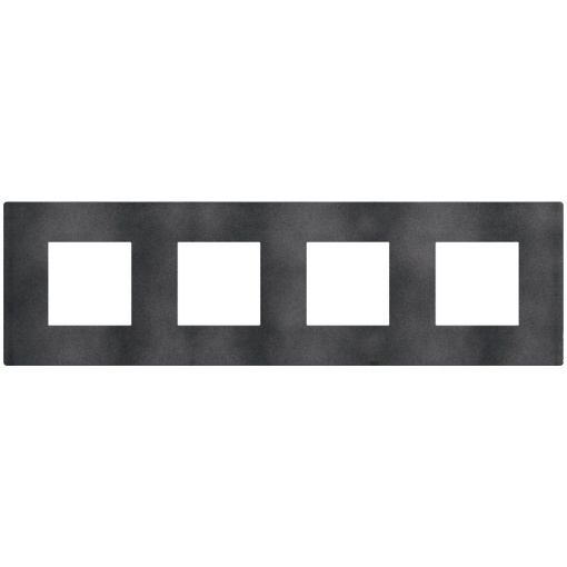Light Now - Quadro de acabamento - quádruplo - Dark Grey