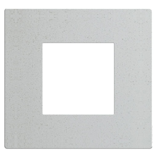 Light Now - Quadro de acabamento - 2 módulos - White Mica