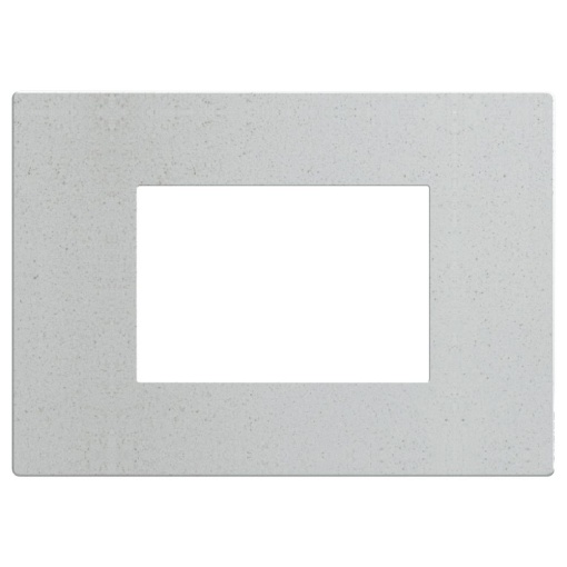 Light Now - Quadro de acabamento - 3 módulos  - White Mica