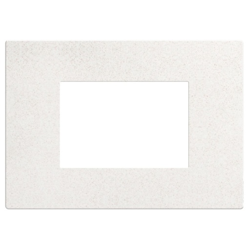 Light Now - Quadro de acabamento - 3 módulos  - White Fiber