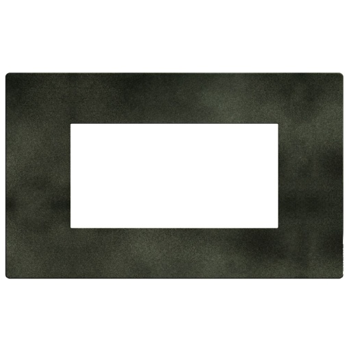 Light Now - Quadro de acabamento - 4 módulos  - Dark Green