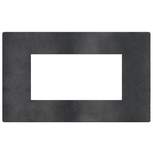 Light Now - Quadro de acabamento - 4 módulos  - Dark Grey
