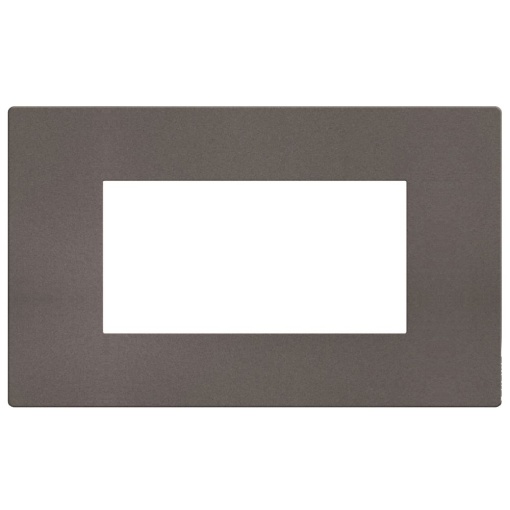 Light Now - Quadro de acabamento - 4 módulos  - Moka Stone