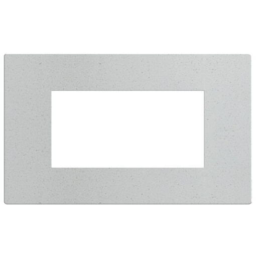 Light Now - Quadro de acabamento - 4 módulos  - White Mica