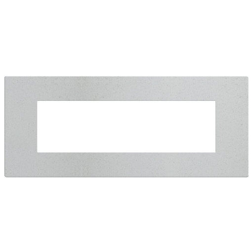 Light Now - Quadro de acabamento - 7 módulos  - White Mica
