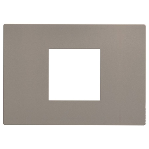 Light Now - Quadro de acabamento - 2 módulos centrados - Stone