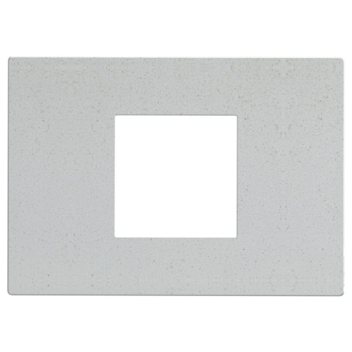 Light Now - Quadro de acabamento - 2 módulos centrados - White Mica