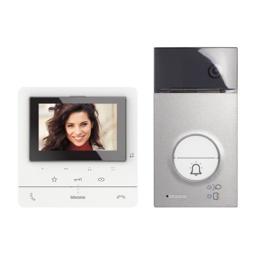 Kit videoporteiro evolutivo - monitor Classe100V16E e posto externo Linha3000