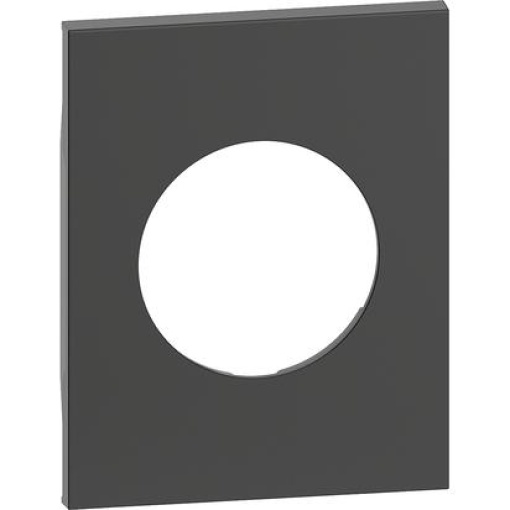 Living Now - Centro com 3 módulos para tomada 2PT Schuko - Preto