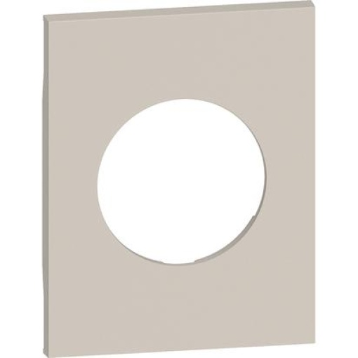 Living Now - Centro com 3 módulos para tomada 2PT Schuko - Areia