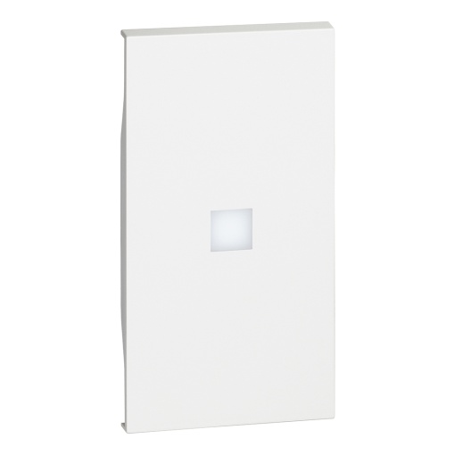 Living Now - Tecla com visor - alta luminosidade - 2 módulos - Branco