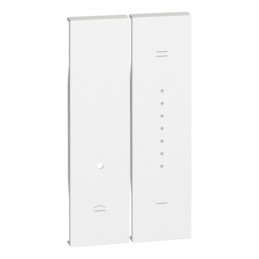Living Now - Teclas para variador 2 teclas de 1 módulo cada - Branco