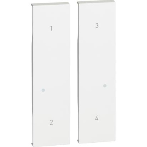 Living Now with Netatmo - Tecla para comando 4 cenários ref. K4575CW - Branco