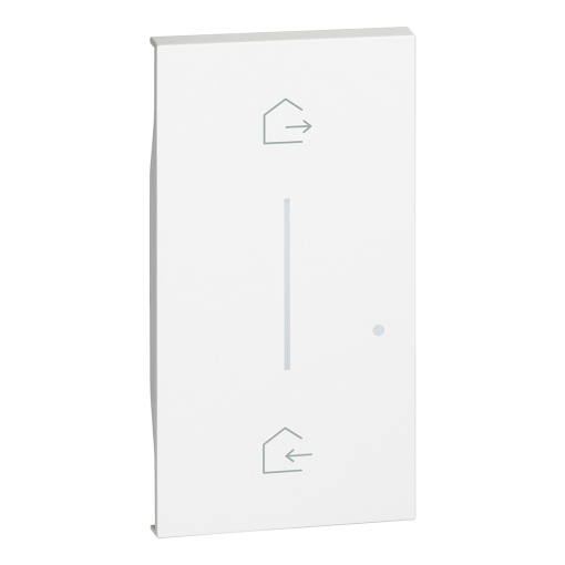 LNwN - Tecla para comando de cenários sem fios "entrarsair" - 2 módulos -Branco