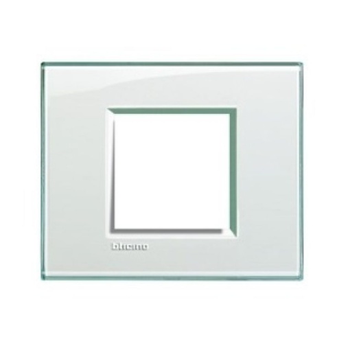 Livinglight Kristall - Quadro personalizável transparente - 2 módulos centrados