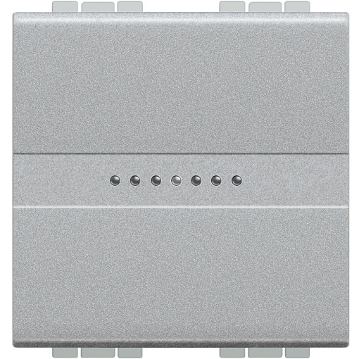 Livinglight - Interruptor iluminável - Comando axial - Tech, 2 módulos