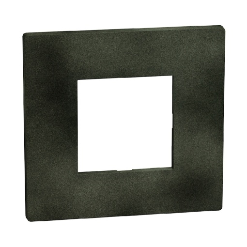 Light Now - Quadro de acabamento - 2 módulos - Dark Green