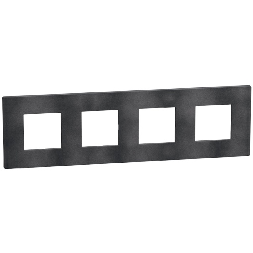 Light Now - Quadro de acabamento - quádruplo - Dark Grey