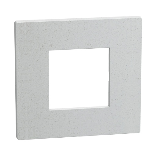 Light Now - Quadro de acabamento - 2 módulos - White Mica